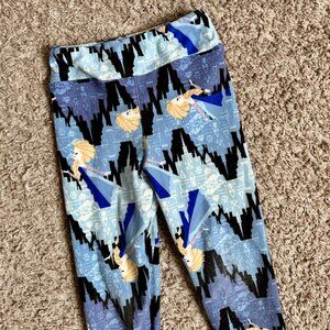 Girls' LulaRoe Frozen Elsa Leggings I Size S